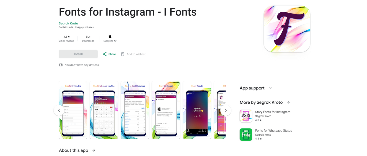 I Fonts For Instagram Font Generator